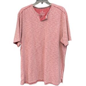 Tommy Bahama IslandZone Red Heather T-Shirt XL UPF 30